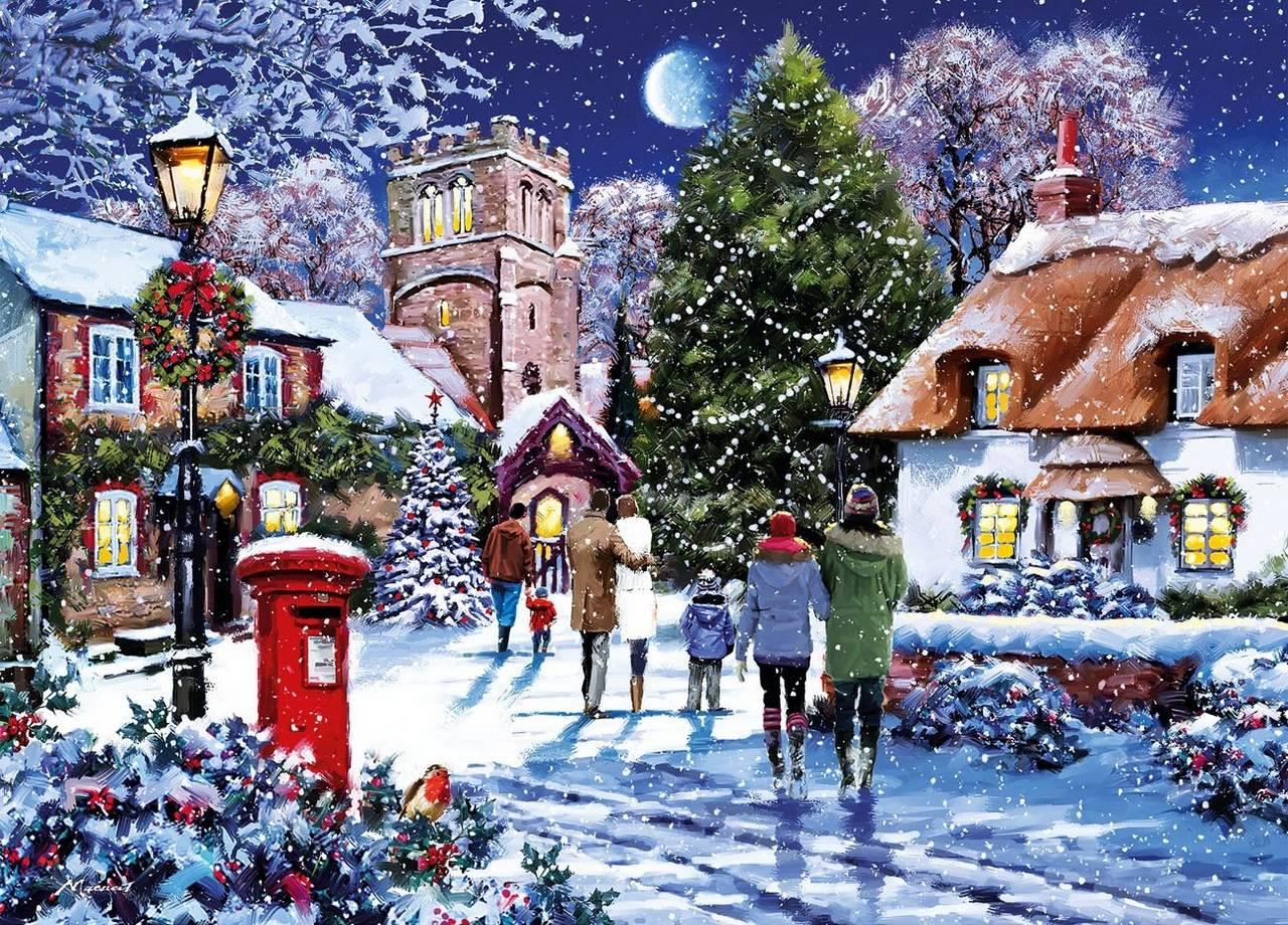 Gibsons - Moonlit Stroll - 1000 Piece Jigsaw Puzzle