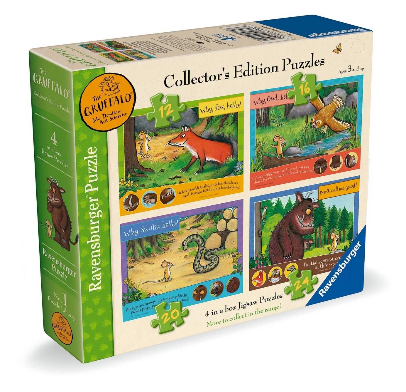 Ravensburger - Gruffalo & Friends Collection - The Gruffalo - 4 in a Box Jigsaw Puzzle
