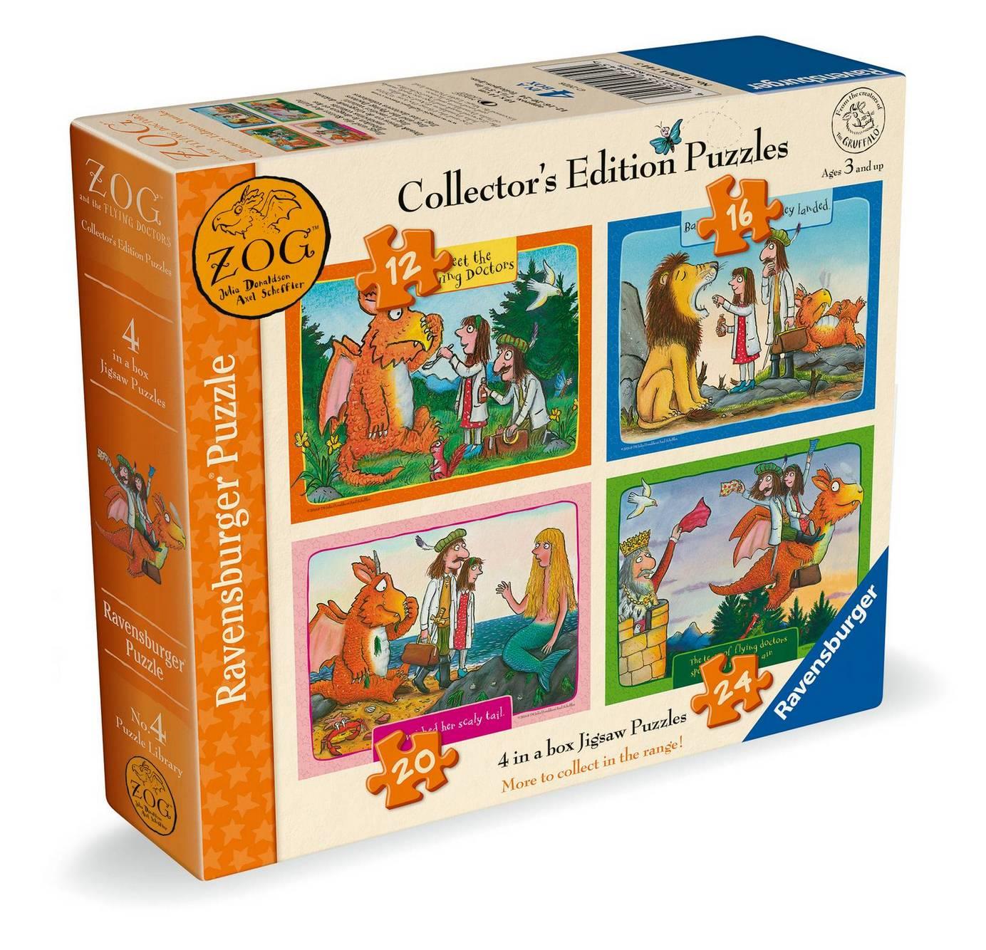 Ravensburger - Gruffalo & Friends Collection - Zog and the Flying Doctors - 4 in a Box Jigsaw Puzzle