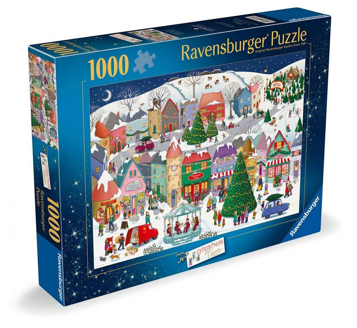 Ravensburger - Christmas Town - 1000 Piece Jigsaw Puzzle