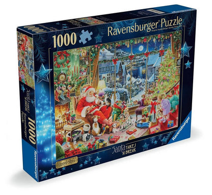 Ravensburger - Christmas Limited Edition No 30 - Santa takes a Break - 1000 Piece Jigsaw Puzzle