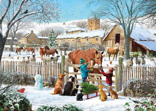 Otter House - Winter Treats - 1000 Piece Jigsaw Puzzle