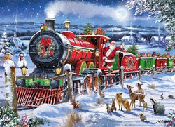 Otter House - Christmas Express - Advent Calendar - 1000 Piece Jigsaw Puzzle