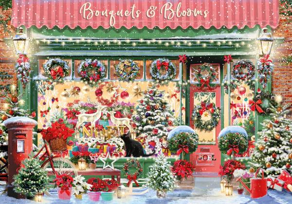 Otter House - Christmas Florist - 500 Piece Jigsaw Puzzle