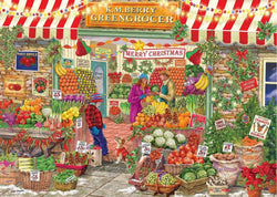 Falcon de Luxe - Festive Greengrocers - 1000 Piece Jigsaw Puzzle