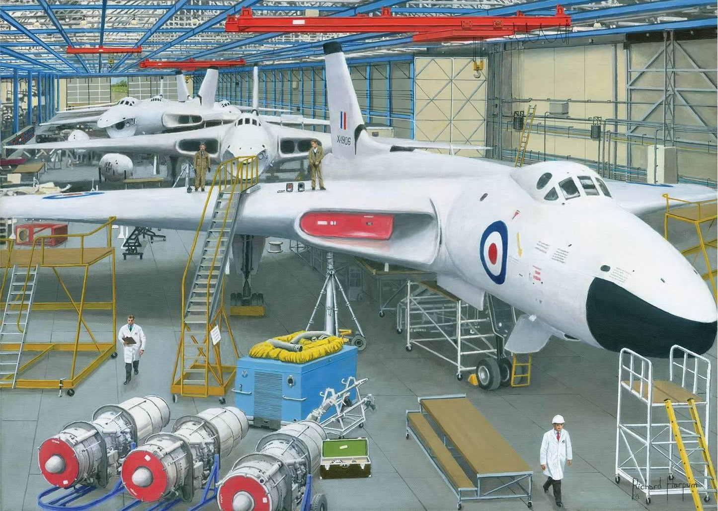Falcon de Luxe - Building the Vulcan - 1000 Piece Jigsaw Puzzle