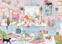 Falcon de Luxe - Tails in the Tub - 1000 Piece Jigsaw Puzzle