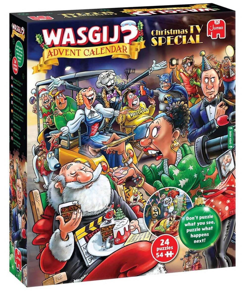 Wasgij - Advent Calendar - Christmas TV Special! - 24 x 54 Piece Jigsaw Puzzle
