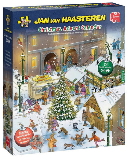 Jan Van Haasteren - Advent Calendar 2026 - 24 x 54 Piece Jigsaw Puzzle