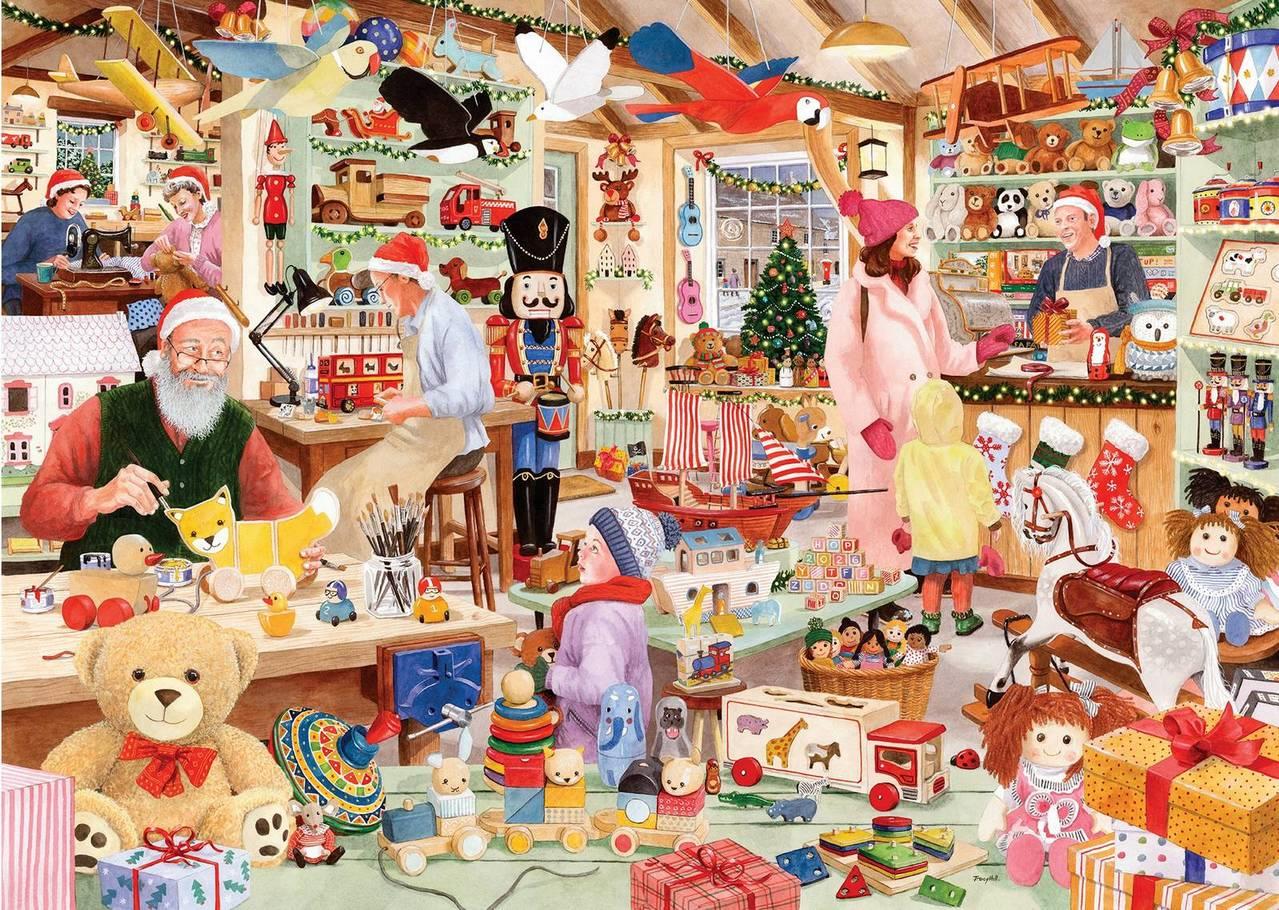 House of Puzzles - Toymakers Workshop No22 - 500 Piece Jigsaw Puzzle