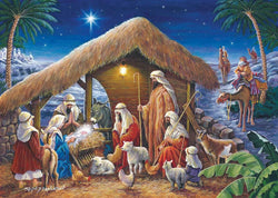 House of Puzzles - Away in a Manger - 1000 Piece Jigsaw Puzzle
