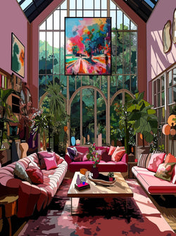 House of Puzzles - Miami Living - 1000 Piece Jigsaw Puzzle