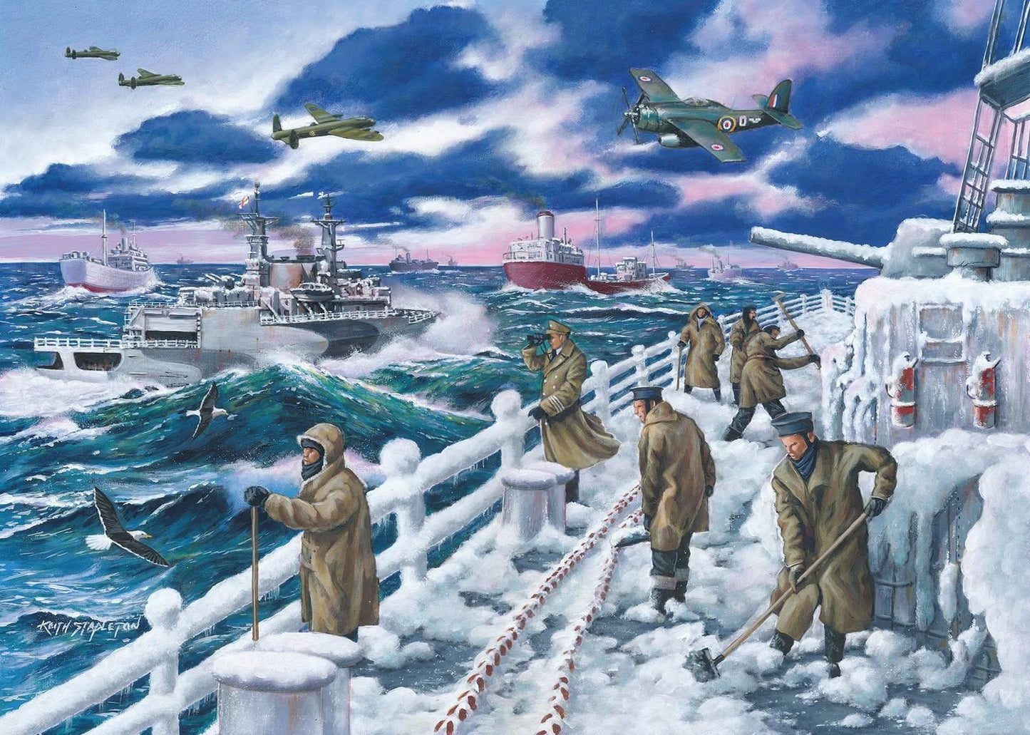 House of Puzzles - Arctic Convoy - 500XL Piece Jigsaw Puzzle