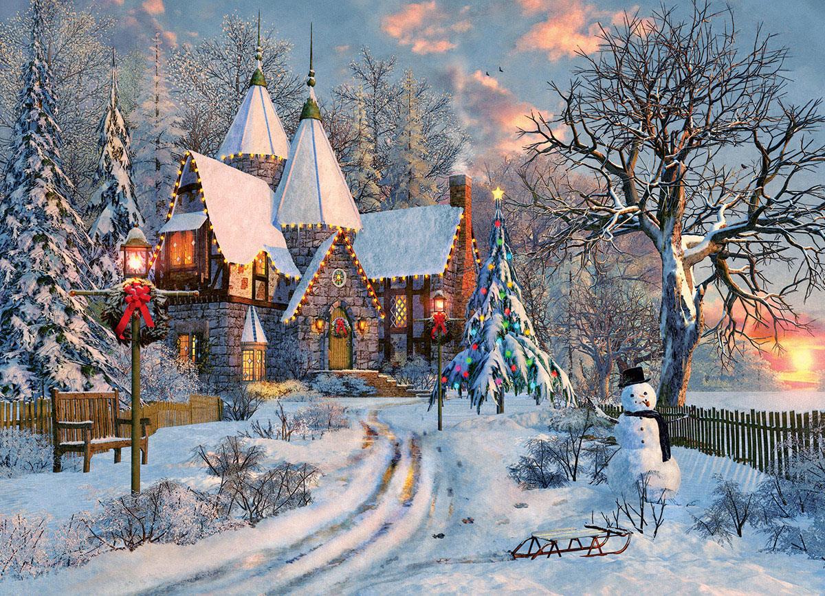 Eurographics Christmas Cottage, 1000-piece jigsaw puzzle