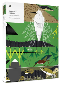 Pomegranate - Charley Harper - The Everglades - 1000 Piece Jigsaw Puzzle