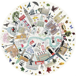 Gibsons - London Buildings - 500 Piece Circular Jigsaw Puzzle