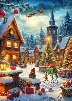 CherryPazzi - Santas Helpers - 1000 Piece Jigsaw Puzzle