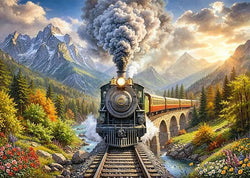CherryPazzi - The Golden Express - 1000 Piece Jigsaw Puzzle