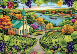 Delfy - Coastal Vineyard - 1000 Piece Jigsaw Puzzle
