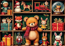 Delfy - Festive Toy Display - 1000 Piece Jigsaw Puzzle