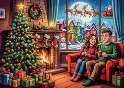 Delfy - Home For Christmas - 1000 Piece Jigsaw Puzzle