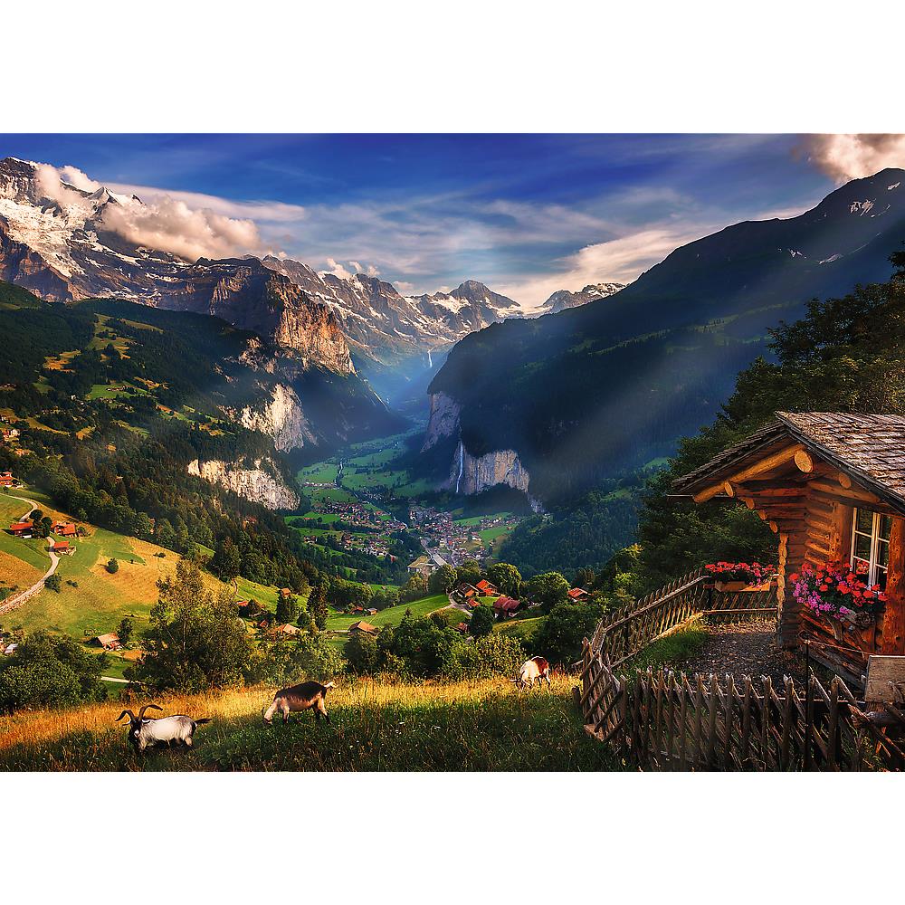 Trefl - Photo Odyssey - Lauterbrunnen Valley - Switzerland - 1000 Piece Jigsaw Puzzle