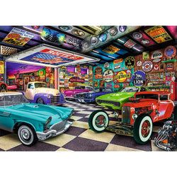 Trefl - Tea Time - Car Collectors Garage - 1000 Piece Jigsaw Puzzle