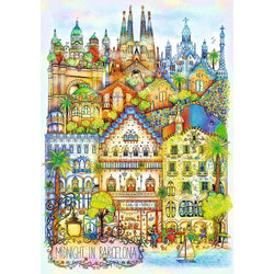 Trefl - Midnight in Barcelona - 1000 Piece Jigsaw Puzzle