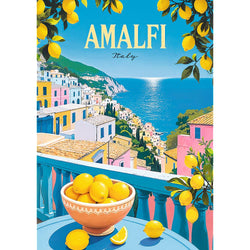 Trefl - Vintage Poster - Amalfi - Italy - 1000 Piece Jigsaw Puzzle