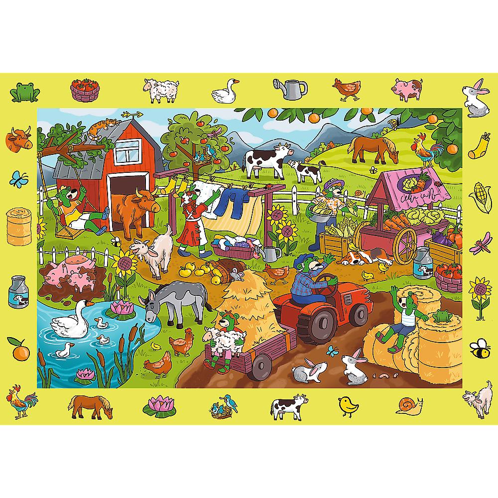 Trefl - Spy Guy - Farm - 24 Piece Jigsaw Puzzle
