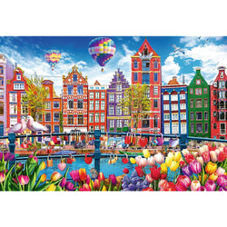 Trefl - Colourful Amsterdam - 1500 Piece Jigsaw Puzzle