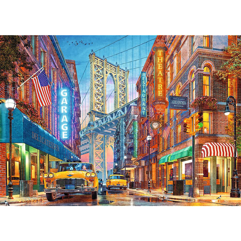 Trefl - Tea Time - Manhattan Bridge View - 500 Piece Jigsaw Puzzle