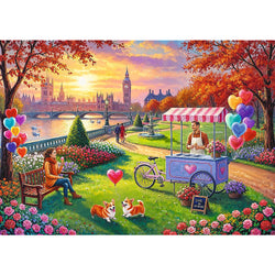 Trefl - Love Story - Romantic London - 500 Piece Jigsaw Puzzle