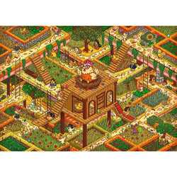 Trefl - The Impossible Maze - Crazy Chickens - 500 Piece Jigsaw Puzzle
