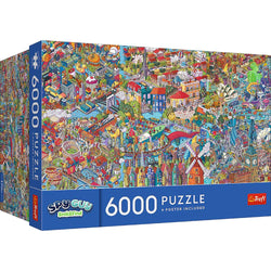 Trefl - Spy Guy - Seek & Find - City Break - 6000 Piece Jigsaw Puzzle