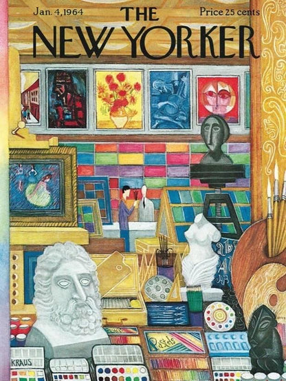 New York Puzzle Company Art Shop, 1000-piece jigsaw puzzle (image 2)