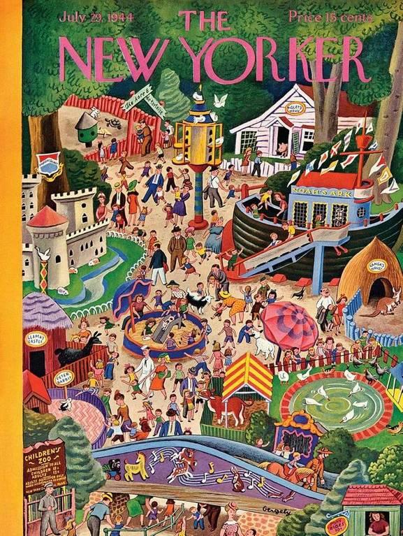 New York Puzzle Company Day at the Zoo, 1000-piece jigsaw puzzle (image 2)