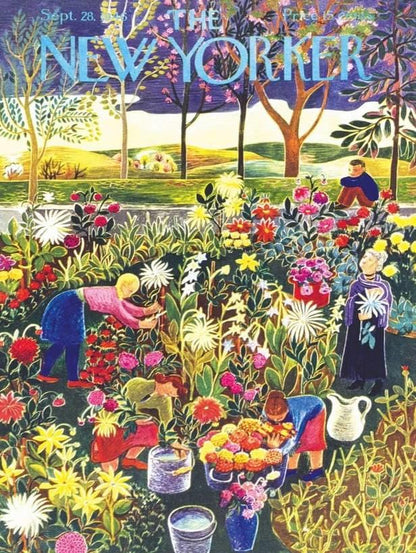 New York Puzzle Company Flower Garden, 1000-piece jigsaw puzzle (image 2)