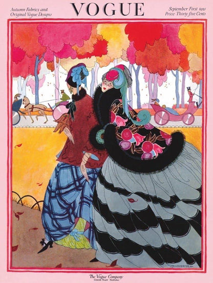 New York Puzzle Company Autumn Fashions, 1000-piece jigsaw puzzle box front