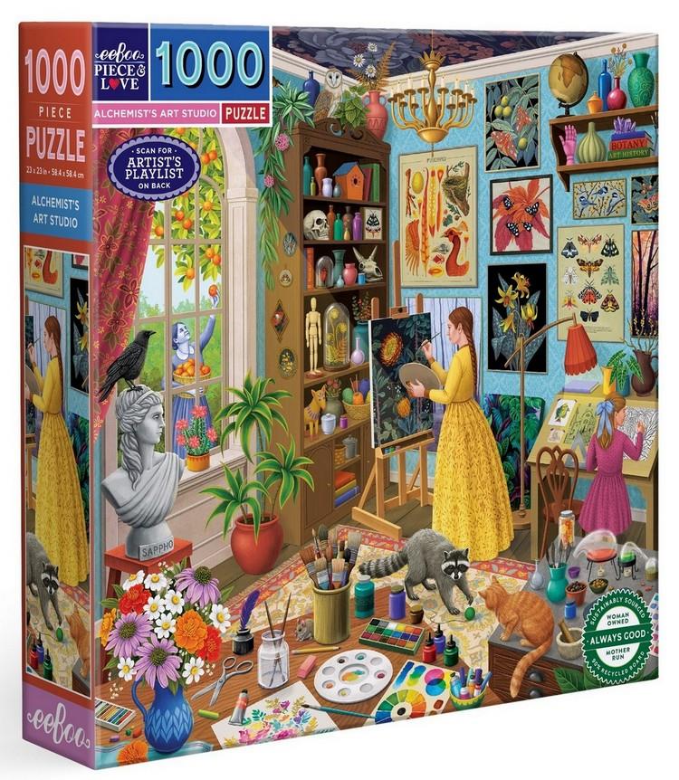 Eeboo - Alchemists Art Studio  - 1000 Piece Jigsaw Puzzle