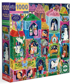 Eeboo - Christmas Cats - 1000 Piece Jigsaw Puzzle