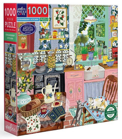 Eeboo - Strawberry Kitchen - 1000 Piece Jigsaw Puzzle