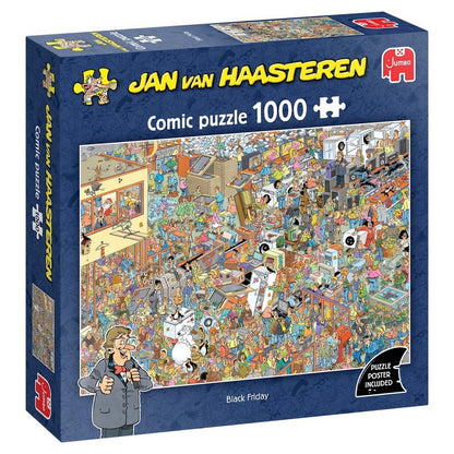 Jan Van Haasteren - Black Friday - 1000 Piece Jigsaw Puzzle