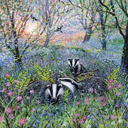 Wentworth Bluebell Badgers, 250-piece jigsaw puzzle