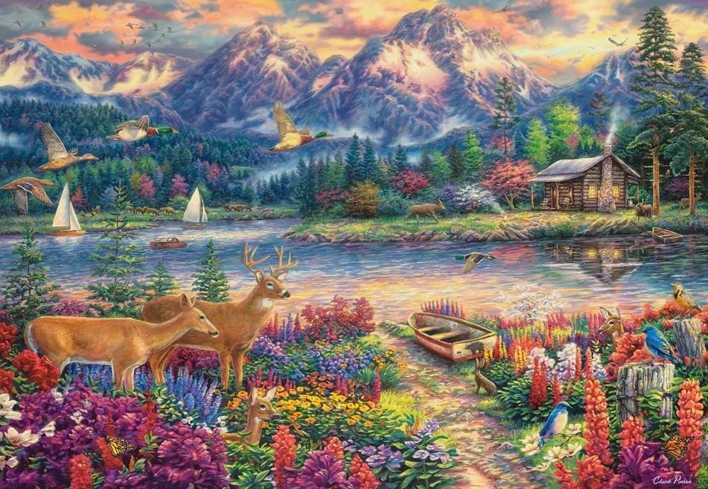 Wentworth - Spring Mountain Majesty - 250 Piece Wooden Jigsaw Puzzle