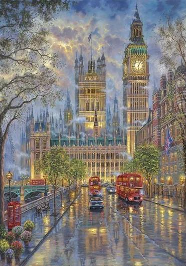 Wentworth - The Palace of Westminster London - 40 Piece Wooden Jigsaw Puzzle