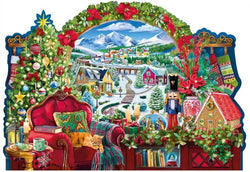 Wentworth - Through the window Christmas - 250 Piece Wooden Jigsaw Puzzle