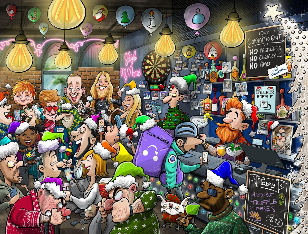Happy Puzzle - Christmas Cheers Through The Years - 1000 Piece Jigsaw Puzzle