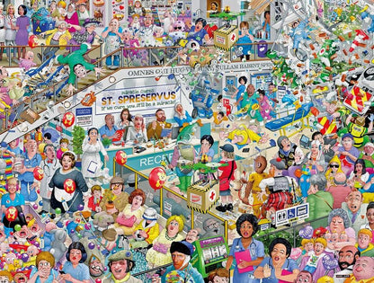 Happy Puzzle - I Love Healthcare - 1000 Piece Jigsaw Puzzle