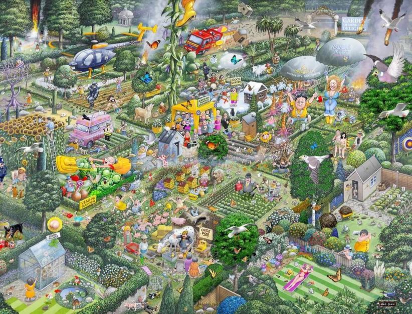 Happy Puzzle - I Love Gardening - 1000 Piece Jigsaw Puzzle